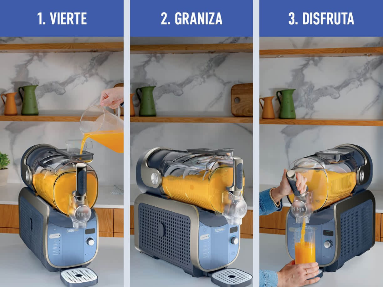 Ninja SLUSHi MAX Máquina de granizado (4,4L) Pack Ahorro con 2 vasos